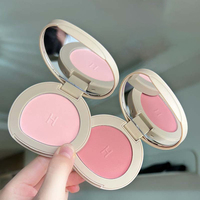 HERORANGE Sweetheart Blusher bubuk warna Misty cantik lembut lembut secara alami memperluas warna Matte palet perona pipi