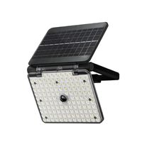 Lampe murale solaire à détecteur de mouvement PIR, lampe de sécurité extérieure super lumineuse, design pliable, lampe solaire murale pour patio