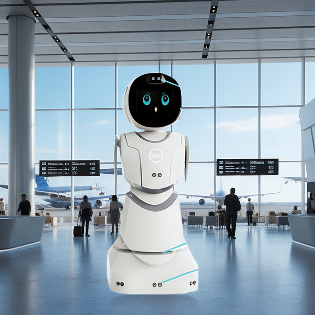 Smart Hospital Guide Robot AI Medical Service Robot with Face Recognition for Clinic and Healthcare Center