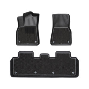 Tapis de sol de voiture en caoutchouc imperméable TPE personnalisé pour <span class=keywords><strong>Tesla</strong></span> modèle Y et modèle 3 tapis de surface à double couche - Product Image 1