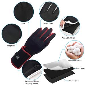 Gants <span class=keywords><strong>de</strong></span> <span class=keywords><strong>ski</strong></span> imperméables thermiques chauffants USB pour l'hiver, pour S05, chauffage 40-65, autonomie <span class=keywords><strong>de</strong></span> la batterie <span class=keywords><strong>de</strong></span> 2 à 8 heures, pour hommes - Product Image 2