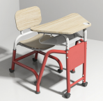 Bureau et chaise d'école