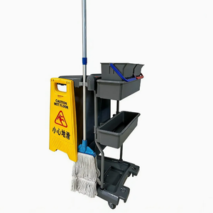 Chariot multifonctionnel détachable <span class=keywords><strong>avec</strong></span> essoreuse et <span class=keywords><strong>seau</strong></span>, chariot de nettoyage pour usage commercial - Product Image 6