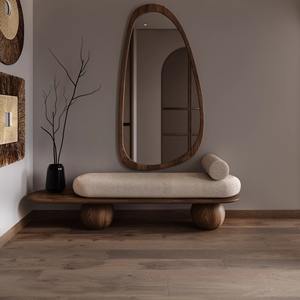 Wabi Sabi Style Sofa <b>Stool</b> 120x45x45 Cm Comfortable Guesthouse Bedroom Bench <b>Bed</b> End Seat - Product Image 1