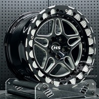 Jantes de voiture forgées Beadlock 5x114.3 5x112 pour Drag Racing, à décalage, compatibles Mustang GT-R R35 Supra A90 BMW M3 M4 Corvette Huracan R8