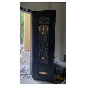 Prima European Security House Portes avant en fer forgé (anciennes) <span class=keywords><strong>Porte</strong></span> <span class=keywords><strong>d</strong></span>'<span class=keywords><strong>entrée</strong></span> extérieure simple double arquée - Product Image 2