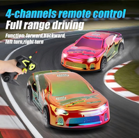 Voiture de course RC à dérive à 4 canaux, échelle 1:16, avec câble USB, prête à l'emploi pour les enfants, utilisation intérieure-extérieure