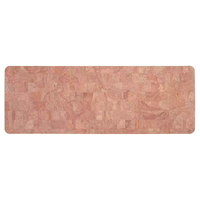 6mm Schweißabsorbierende Umweltfreundliche TPE-Textur Bedruckbare Logo-Naturkork-Yogamatte