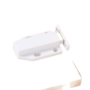 Cierres de puerta y amortiguadores de puerta con resorte, tipo botón pulsador, longitud total de 114 mm, interruptor oculto para cajones, fácil instalación - Product Image 3
