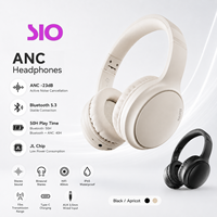 Casque sans fil 5.3 supra-auriculaire étanche IP65 Stéréo HiFi avec haut-parleur 40 mm Autonomie de 50H OEM ODM Certifié CE