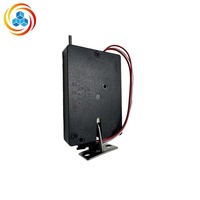 Décodeur de serrure numérique électromagnétique DC 12/24V, dispositif de sécurité à commande électronique intelligente pour serrures de sécurité, serrure magnétique noire