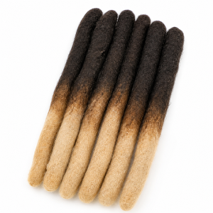 Extensions de dreadlocks en <span class=keywords><strong>cheveux</strong></span> humains noirs blonds ombrés très épais avec texture afro bouclée crépue - Product Image 1
