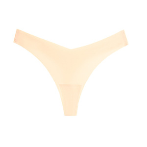 Tanga Sexy en Forma de V de Seda de Hielo sin Costuras para Mujer - Sensación de Desnudez de Tiro Medio, Ropa Interior Deportiva Invisible, Cómoda y Transpirable - Product Image 4