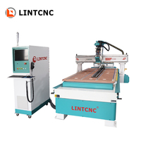 Machine de gravure sur bois CNC 3D automatique ATC 4x8 pieds 1325 Machines à travailler le bois Routeur CNC à vendre