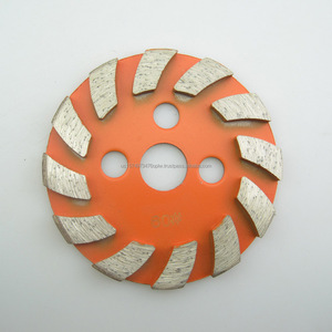 Meules de meulage de béton Turbo de surface de 7 pouces Plaque signalétique de meule diamantée pour de meilleures performances - Product Image 6