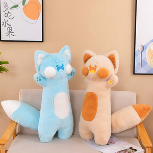 <span class=keywords><strong>Cuscino</strong></span> Rettangolare Lungo per <span class=keywords><strong>Abbracciare</strong></span> a Forma di Gatto, Giocattolo in Peluche <span class=keywords><strong>da</strong></span> Piccolo a Grande Formato con Imbottitura in Cotone PP e Rivestimento in Rete, Coperta Comfort per Tutte le Età - Product Image 2