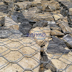 Caisse gabion hexagonale à double torsion, panier <span class=keywords><strong>en</strong></span> treillis métallique flexible pour travaux de terrassement - Product Image 5