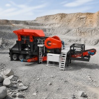 Installation mobile de concassage modulaire sur roues MW120J avec concasseur à mâchoires pour le concassage d'agrégats, la fabrication de sable et la ligne de production de pierres
