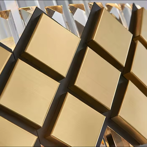 Vente chaude Éclairage Intérieur Salon Moderne Or Nordique K9 Lustre En Cristal carré - Product Image 6