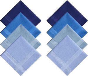 Pañuelos de bolsillo de algodón puro sin <span class=keywords><strong>azo</strong></span>, ecológicos, de 40x40cm, para hombre, 8 unidades, colores sólidos surtidos, para boda, regalos, venta al por mayor - Product Image 2