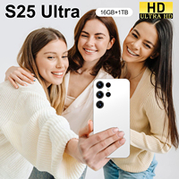 Smartphone S25 Ultra 5G Original Haute Qualité 16 Go + 1 To Android 14 Écran HD 7,3 Pouces Débloqué Prise en Charge Multilingue