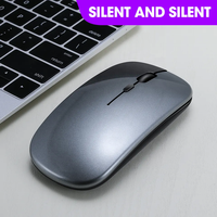 Promo Terbatas Mouse Wireless Profesional OEM Berkualitas Tinggi 2.4GHz USB 2.0 LED Backlit untuk Komputer/Laptop