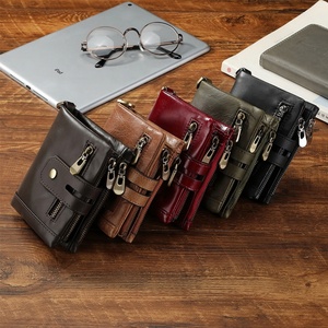 Perfect Gift Rfid Hot Sale Cowhide Wallet Genuine Leather Card Holders for Men - Product Image 6