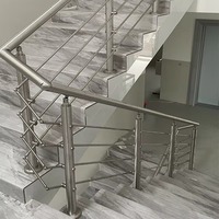 Rampe en acier durable, garde-corps de sécurité haute résistance, robuste, pour escalier, balcon, terrasse, extérieur, intérieur, en fer forgé