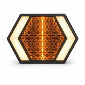 Projecteur LED <span class=keywords><strong>rétro</strong></span> 200W RGBW CW WW 2-en-1 Hexagonal DMX512 RDM pour scène, wash et stroboscope, événements et fêtes - Product Image 1
