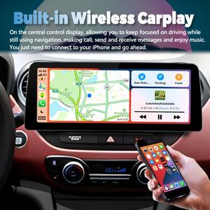 Reproductor de Video para Auto con Pantalla IPS de 12.3 Pulgadas, Android 13, Radio Estéreo 2Din para Hyundai I10 2014 2016, GPS, Multimedia, Carplay, Unidad Principal - Product Image 3