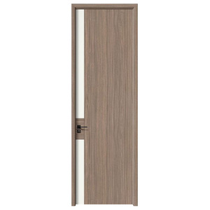 Puerta Interior Minimalista de Madera Sólida HC-9009 HC-9010, Superficie Acabada, Apertura Manual, para Dormitorio - Product Image 5