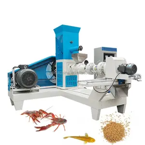 Otomatik çift vida soğuk preslenmiş kibble köpek maması makine pet gıda evcil hayvan atıştırmalığı balık ekstruder makinesi
