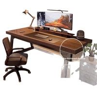 Fabriekslevering Bekend Merk Huishoudelijk Bureau Robuust Houten Gaming Bureau met Verdikte Bladplaat voor Slaapkamer