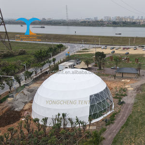 10m diametro perfetto PVC geodetico cupola casa tenda per il <span class=keywords><strong>campeggio</strong></span> in vendita <span class=keywords><strong>Bungalow</strong></span> prefabbricato <span class=keywords><strong>con</strong></span> tende a cupola per eventi - Product Image 2