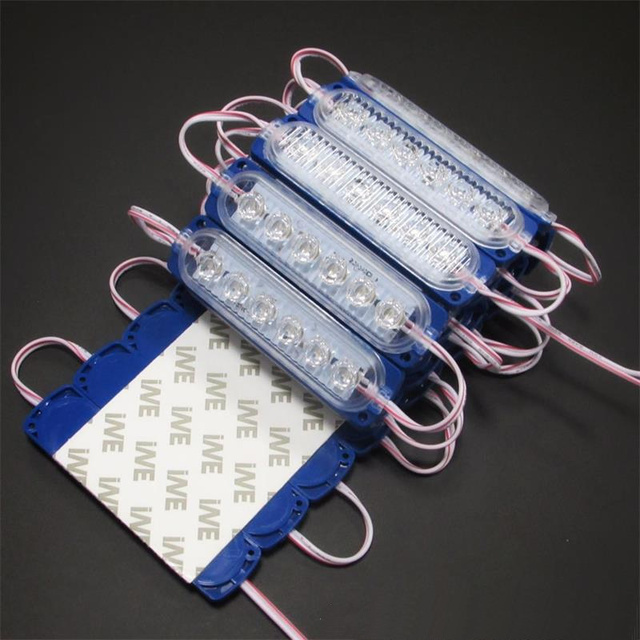 12V 24V 6Leds 1.2W Car Truck Wheel Module Light 2835 High Bright IP67 Waterproof LED Module Lighting
