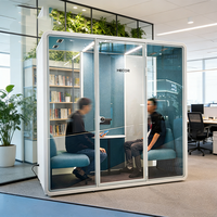 Cabine insonorisée, pod acoustique de bureau, salle de réunion silencieuse, cabine anti-bruit pour espace de travail ouvert