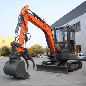 Miễn phí vận chuyển EPA máy xúc 3.5 tấn minibagger Kubota động cơ Crawler Digger 1.5ton 1ton Mini Máy xúc máy để bán