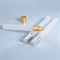 100 flacons pulvérisateurs en verre dépoli de 5 ml, atomiseurs fins en verre mat de 10 ml pour parfum, avec impression de logo YX260730