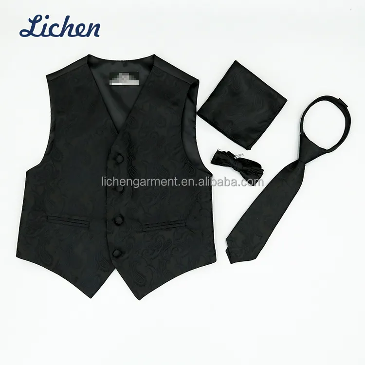 black suit vest