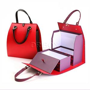 Sacs d'extension de boîte d'emballage de faisceaux de cheveux avec la boîte de rangement de cadeau de cheveux d'armure humaine de satin avec la fermeture pour le papier d'accessoires de perruque - Product Image 1