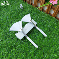 Mini pinceaux jetables en or rose pour esthéticienne, avec poignée confortable, poils en nylon super doux, masque en vrac