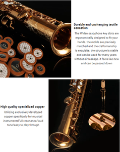 <span class=keywords><strong>Saxophone</strong></span> <span class=keywords><strong>soprano</strong></span> professionnel en Mi bémol, laiton de qualité supérieure, antirouille, son riche, économique et personnalisable - Product Image 6