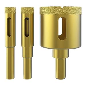 Huhao 6-60mm laiton soudure diamant noyau forets scie cloche pour verre émaillé <span class=keywords><strong>carrelage</strong></span> marbre béton céramique Cutter - Product Image 2