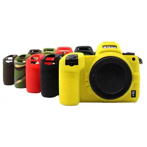 Bolsas para cámara Z6 Z7 de alta calidad, funda de silicona, carcasa protectora de piel para cámara Nikkor Z