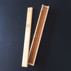 Custom pull-out bamboo wood chopsticks wooden box
