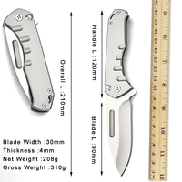 Couteau pliant de poche WINLEE MDFD haut de gamme en acier CPM-D2, robuste, portable, EDC, avec clip, pour la pêche, la défense, tactique, OEM personnalisable