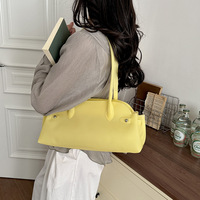 Sac à main en PVC tendance INS, couleur bonbon, grande capacité, imperméable, sac à bandoulière pour femmes