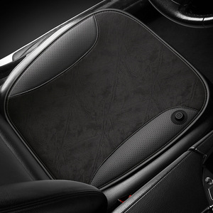 Laiben <b>Car</b> Heated Seat <b>Cushion</b> Full Set Universal Plush Front Heating Pad USB Style Winter Fleece Lined - Product Image 4