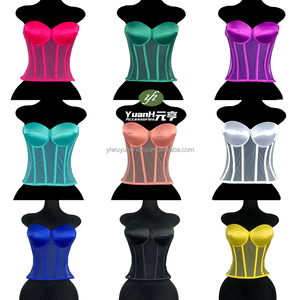 Vente en Gros Corset Sexy Moka en Résille avec Bonnets de Soutien-Gorge Push-Up, <span class=keywords><strong>Haut</strong></span> <span class=keywords><strong>Bustier</strong></span> Overbust pour Femme Adulte, Tissu Spandex, Logo Personnalisable, <span class=keywords><strong>Taille</strong></span> DD et <span class=keywords><strong>Grande</strong></span> <span class=keywords><strong>Taille</strong></span> - Product Image 6