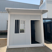 Maison conteneur préfabriquée en acier la plus vendue, 20 pieds, portable, pour bureau et hôtel, design moderne